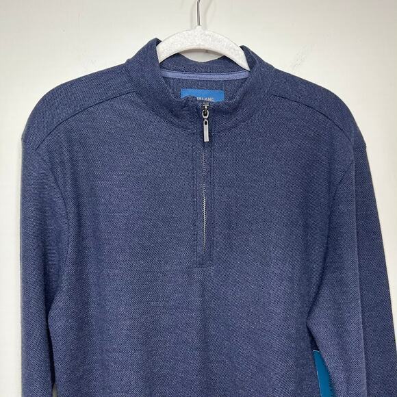 NWT Fairlane Blue Zipper Shirt Size S Stitch Fix - Picture 2 of 10